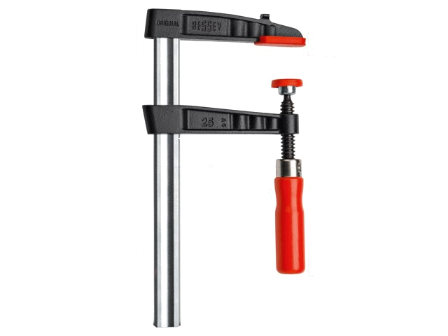Lijmklem; ruwijzer; met handgreep; Klembereik: max.250mm; D: 120mm Lijmklem; ruwijzer; met handgreep; Klembereik: max.250mm; D: 120mm